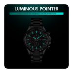 SKMEI 9192 Herren-Kalender-Timing-Edelstahlgürtel, leuchtende Quarzuhr – Bild 6