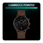 SKMEI 9231 Herren Kartenmuster Kalender Stoppuhr Edelstahlarmband Quarzuhr – Bild 6