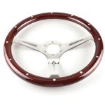 Auto-Modifikation, 380 mm Rennsport-Universal-Lenkrad, perforiert, 380mm Steering Wheel