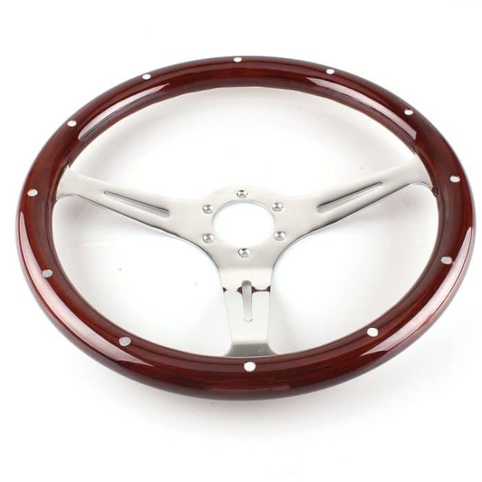 Auto-Modifikation, 380 mm Rennsport-Universal-Lenkrad, perforiert, 380mm Steering Wheel – Bild 1