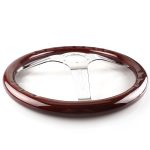 Auto-Modifikation, 380 mm Rennsport-Universal-Lenkrad, perforiert, 380mm Steering Wheel – Bild 2