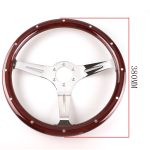 Auto-Modifikation, 380 mm Rennsport-Universal-Lenkrad, perforiert, 380mm Steering Wheel – Bild 4