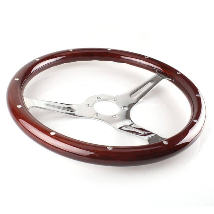 Auto-Modifikation, 380 mm Rennsport-Universal-Lenkrad, perforiert, 380mm Steering Wheel – Bild 5