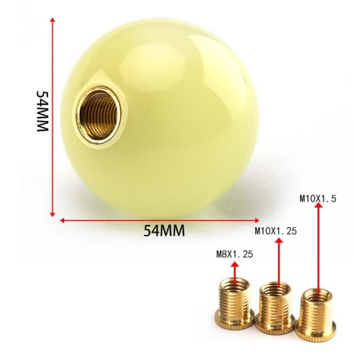 Universeller runder leuchtender Auto-Schaltknauf mit Adaptern, SK-1042 – Bild 2