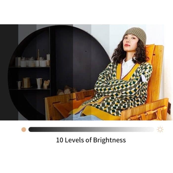 JSK-B1 USB tragbare Ten-Level-Helligkeit einstellbar Live-Konferenz-Desktop-LED-Fülllicht, Farbtemperatur: 3000-6500K – Bild 3