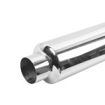 Universalauto / Motorräder Edelstahl-Auspuff-Schalldämpfer 2,5 Zoll bis 2,5 Zoll – Bild 4