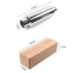 Universalauto / Motorräder Edelstahl-Auspuff-Schalldämpfer 2,5 Zoll bis 2,5 Zoll – Bild 6