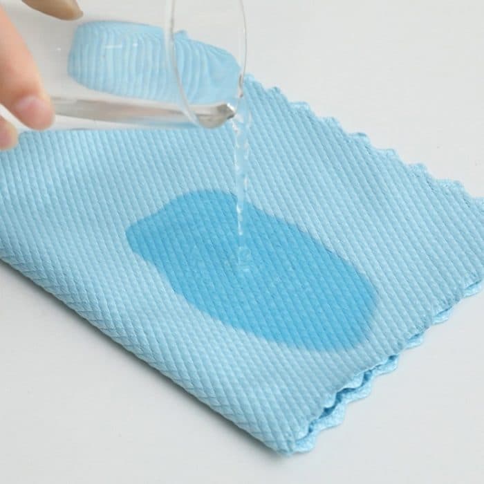 Nicht abfärbende und leicht zu trocknende Küchenreinigungstücher aus Fischschuppenlappen, zufällige Farblieferung, Spezifikation: 25 x 25 cm (Großpackung, ohne Verpackung), 5pcs, 10pcs, 20pcs – Bild 4