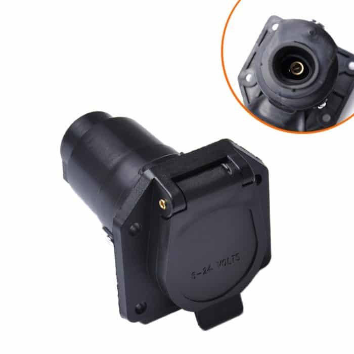 7-poliger Anhängerstecker, amerikanischer Flachstecker-Adapter, 12-V-Anhängerkupplung, A0145 – Bild 1