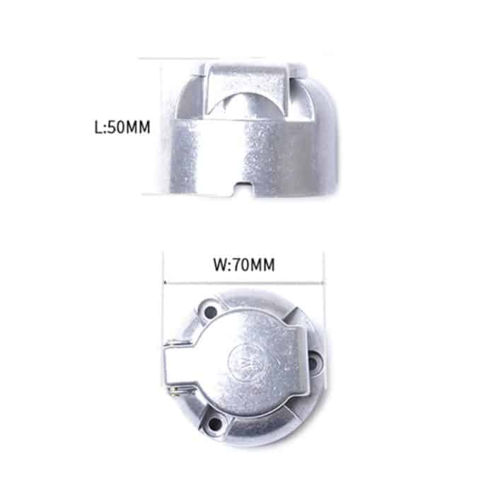 12V 7 Pin Rundstecker Buchse Metall Anhänger Adapter Stecker Boot Carvan EU Stecker, A0201 – Bild 3
