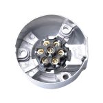 12V 7 Pin Rundstecker Buchse Metall Anhänger Adapter Stecker Boot Carvan EU Stecker, A0201 – Bild 4