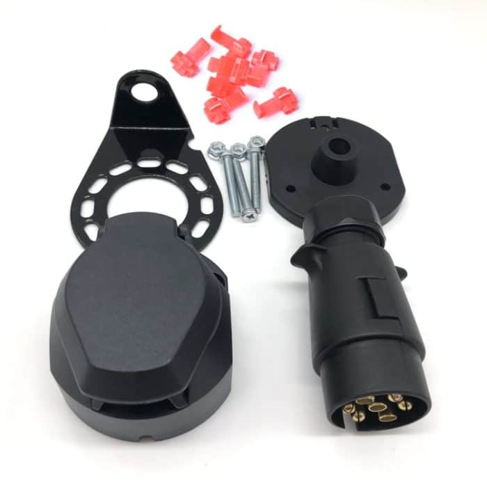 7-poliger 12N-Elektrik-Konverter für Anhänger, Wohnwagen, Stecker und Steckdosen-Adapter, A0364 – Bild 7