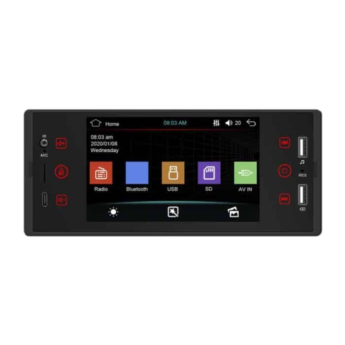 EDA0021294.jpg SW150 5-Zoll-HD-Touchscreen Dual USB-Auto MP5-Player Bluetooth-Umkehrung von Video-Karte U-Disk Radio – Bild 1