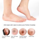 10 Stück 011 flanellfreie Aufkleber, multifunktional, schweißabsorbierend, atmungsaktiv, verschleißfest, Fersenschutz, Größe: 3 x 2,1 cm, 3 x 2.1cm – Bild 4