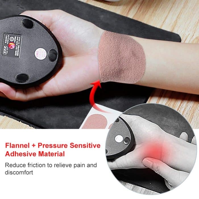 4 Stück flanellfreie Aufkleber, multifunktional, schweißabsorbierend, atmungsaktiv, verschleißfest, Fersenschutz, Größe: 7,5 x 4,8 cm – Bild 5