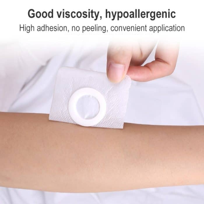 100 Stück 043 Vliesaufkleber Wundschutz gegen Durchsickern Drei-Volt-Medizinpflaster, 6x6x2cm (Plum Shape), 7x7x3cm (Plum Shape), 5x5x1.5cm (Square), 6x6x2cm (Square), 7x7x3cm (Square), 8x8x4cm (Square) – Bild 4