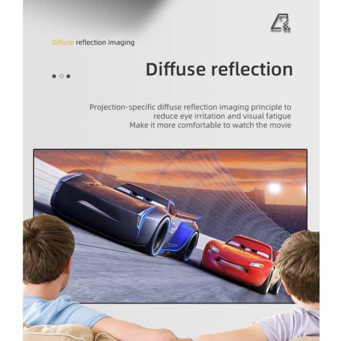 T20 320x240 400 Lumen tragbarer Heimkino-LED-HD-Digitalprojektor, normale Version, US Plug, Basic Version – Bild 4