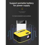 T20 320x240 400 Lumen tragbarer Heimkino-LED-HD-Digitalprojektor, normale Version, US Plug, Basic Version – Bild 6