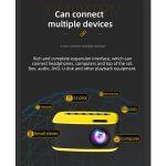 T20 320x240 400 Lumen tragbarer Heimkino-LED-HD-Digitalprojektor, normale Version, US Plug, Basic Version – Bild 7