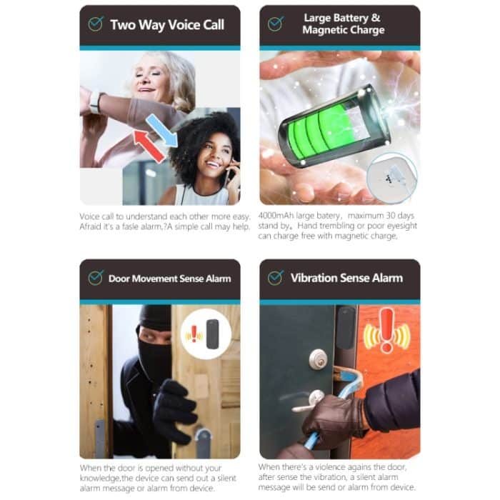 ReachFar V22 GSM Internet Türsensor Alarm Home Tür Fenster Sensor Alarm – Bild 12