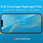 2 Stück IMAK gebogener Vollbild-Hydrogel-Film-Frontschutz, For iPhone 13, For iPhone 13 mini, For iPhone 13 Pro, For iPhone 13 Pro Max – Bild 2