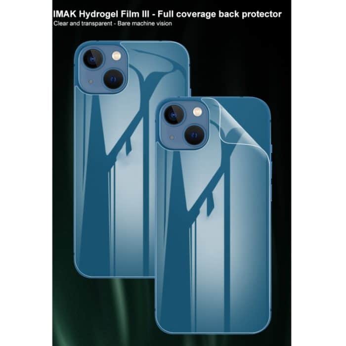 2 Stück IMAK gebogener Vollbild-Hydrogelfilm-Rückenschutz, For iPhone 13, For iPhone 13 mini, For iPhone 13 Pro, For iPhone 13 Pro Max – Bild 2