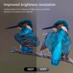 Tragbarer Heimkino-LCD-Projektor T4, reguläre Version, 1024 x 600, 1200 Lumen, US Plug, EU Plug, UK Plug, AU Plug – Bild 7