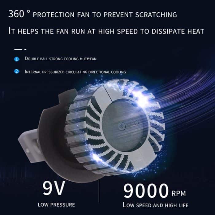 DC9-16V / 30W / 8000LM / 6000K IP67 Auto LED 3570 Lampenperlen Scheinwerfer, 1 Pair G8 Plus 9005, 1 Pair G8 Plus 9006, 1 Pair G8 Plus H1, 1 Pair G8 Plus H4, 1 Pair G8 Plus H7, 1 Pair G8 Plus H11 – Bild 4