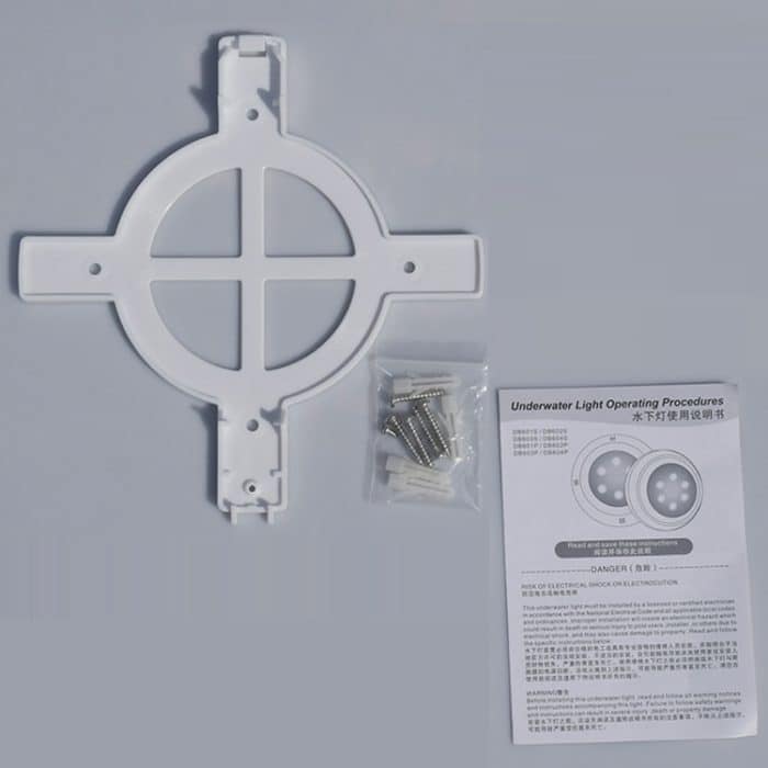 ABS-Kunststoff-Schwimmbad-Wandleuchte, Unterwasserlicht, 6W, 9W, 12W, 18W, 24W, 12x3W, 18x3W – Bild 4