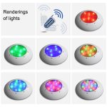 ABS-Kunststoff-Schwimmbad-Wandleuchte, Unterwasserlicht, 6W, 9W, 12W, 18W, 24W, 12x3W, 18x3W – Bild 10