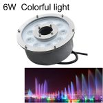 Landschaft Bunter Farbwechselring LED Aluminiumlegierung Unterwasserbrunnenlicht, 6W, 9W, 12W, 18W, 24W