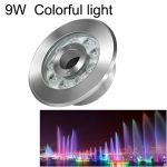 Landschaft Bunte Farbwechsel Ring LED Edelstahl Unterwasserbrunnenlicht, 6W, 9W, 12W, 18W, 24W