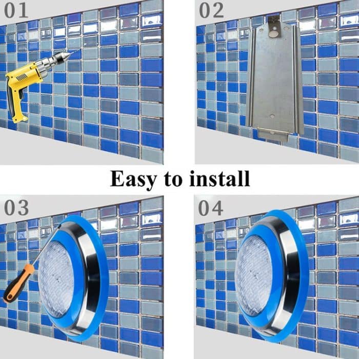 LED-Wand-Poolleuchte aus Edelstahl, Landschafts-Unterwasserleuchte, 6W, 9W, 12W, 15W, 18W, 24W, 36W, 54W – Bild 7