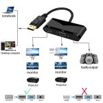 D45 3-in-1-HDMI-auf-HDMI-+VGA-+3,5-Audio-Konverterkabel, D45 – Bild 4