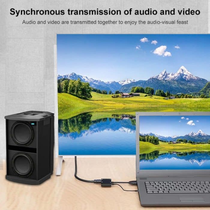 D45 3-in-1-HDMI-auf-HDMI-+VGA-+3,5-Audio-Konverterkabel, D45 – Bild 7