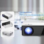D5000 1920x1080P 420ANSI 6000Lumen LCD + LED HD Digitalprojektor,, Basic Version, Screen Mirroring, Android 9.0 – Bild 4