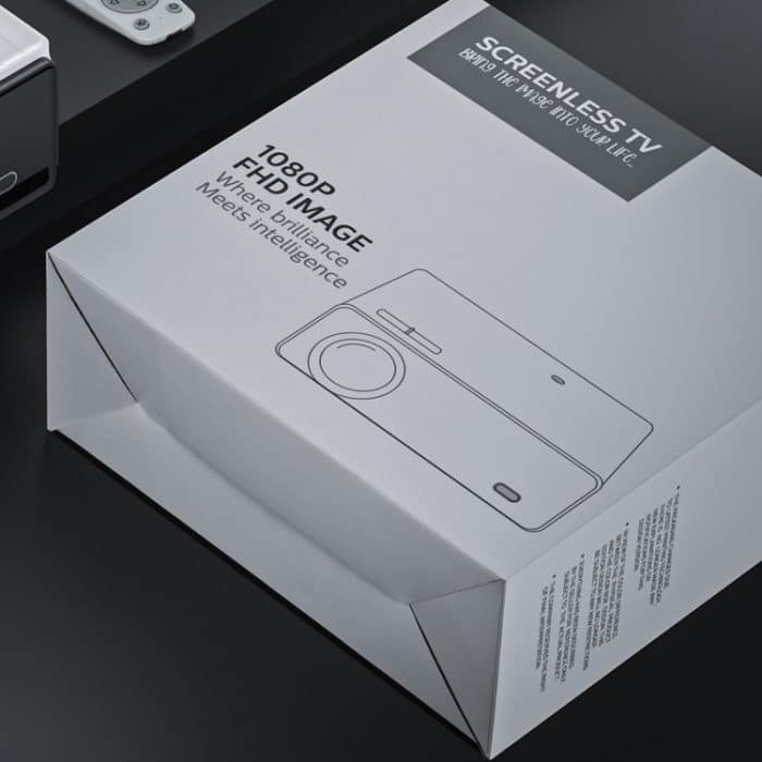 D5000 1920x1080P 420ANSI 6000Lumen LCD + LED HD Digitalprojektor,, Basic Version, Screen Mirroring, Android 9.0 – Bild 9