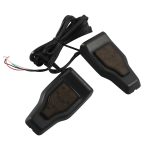 Auto-Hecktür-Fensterglas-Scharnierabdeckung mit LED-Bremslicht für Jeep Wrangler JL 2018–2020, A6768 – Bild 2