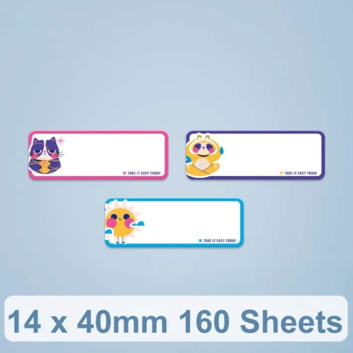 EDA002447901A.jpg Thermodruck-Etikettenpapier für NiiMbot D101 / D11, 14 x 40mm 160 Sheets Easy Day, 14 x 40mm 160 Sheets Animals, 14 x 40mm 160 Sheets Cute Animals, 14 x 40mm 160 Sheets Cute Baby, 14 x 40mm 160 Sheets Arrow Direction – Bild 1