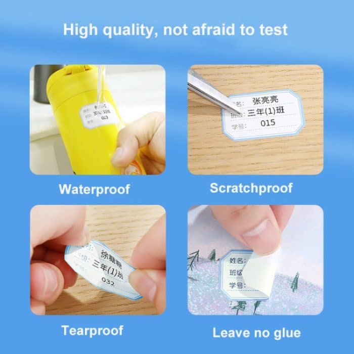 Thermodruck-Etikettenpapier für NiiMbot D101 / D11, 14 x 40mm 160 Sheets Easy Day, 14 x 40mm 160 Sheets Animals, 14 x 40mm 160 Sheets Cute Animals, 14 x 40mm 160 Sheets Cute Baby, 14 x 40mm 160 Sheets Arrow Direction – Bild 5