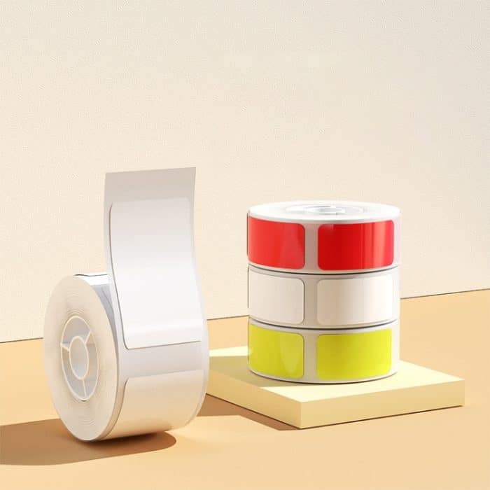 Thermodruck-Etikettenpapieraufkleber für NiiMbot D101 / D11, 20 x 30 mm 210 Sheets White, 20 x 40mm 160 Sheets White, 20 x 45mm 150 Sheets White, 25 x 30mm 210 Sheets White – Bild 2