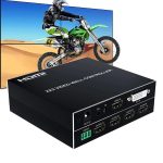 1080P 2 x 2 HDMI + DVI auf 4 HDMI-Anschlüsse Videowand-Controller, 1080P