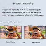 1080P 2 x 2 HDMI + DVI auf 4 HDMI-Anschlüsse Videowand-Controller, 1080P – Bild 5