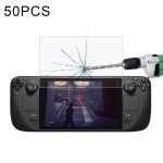 50 Stück 0,26 mm 9H 2,5D gehärtete Glasfolie, For Deck Game Console (50 PCS)