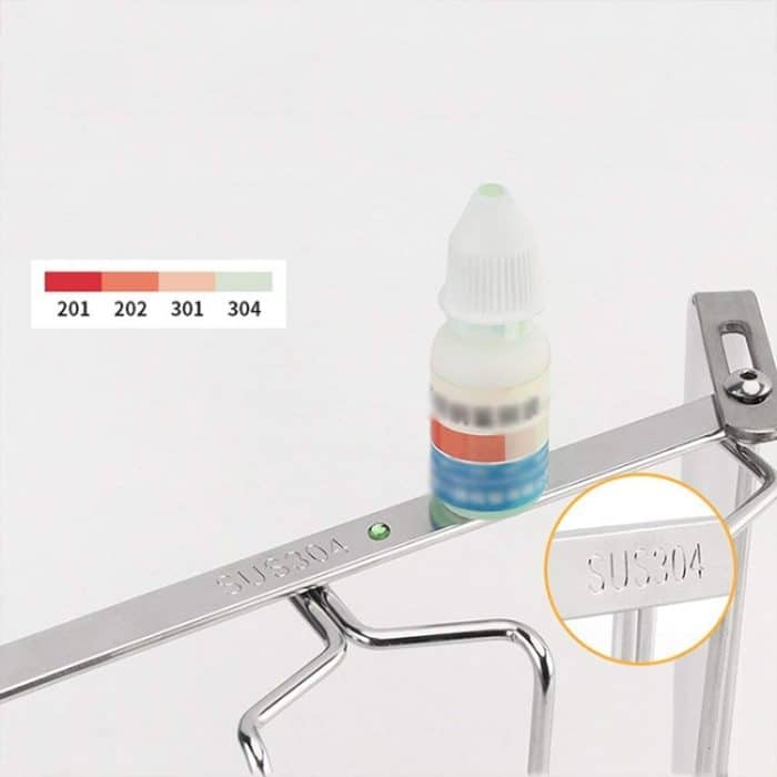 304 Edelstahl hängend Weinglas Regal Abflussregal Getränkehalter – Bild 4