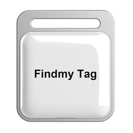 Find My Tag Square Smart Bluetooth Anti-Lost Alarm Locator Tracker, Square (White), Square (Black)