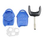 Gerades Autoschlüsselgehäuse rund Embryo Metall Embryo Länge 35 mm für Ford Transit 3-Tasten, A17, A153