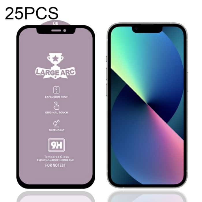25 Stück 9H HD Aluminiumoxid-Hartglasfolie, For iPhone 13 mini (25pcs), For iPhone 14 / 13 / 13 Pro (25pcs), For iPhone 13 Pro Max (25pcs) – Bild 1