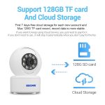 ESCAM QF005 3MP Indoor HD WiFi Schwenk-Neige-Kamera, unterstützt Bewegungserkennung / Zwei-Wege-Audio / Nachtsicht, QF005 – Bild 8