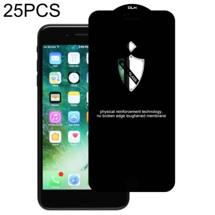 25 Stück Shield Arc gehärtete Glasfolie, For iPhone 6 Plus / 6s Plus(25 PCS), For iPhone 12 mini(25 PCS), For iPhone 12 Pro Max(25 PCS), For iPhone 12 / 12 Pro(25 PCS), For iPhone SE 2022 / 2020 / 8 / 7(25pcs), For iPhone 11 / XR(25 PCS)... – Bild 1